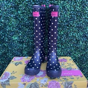 Joules Polkadot Rain Boots Wellies